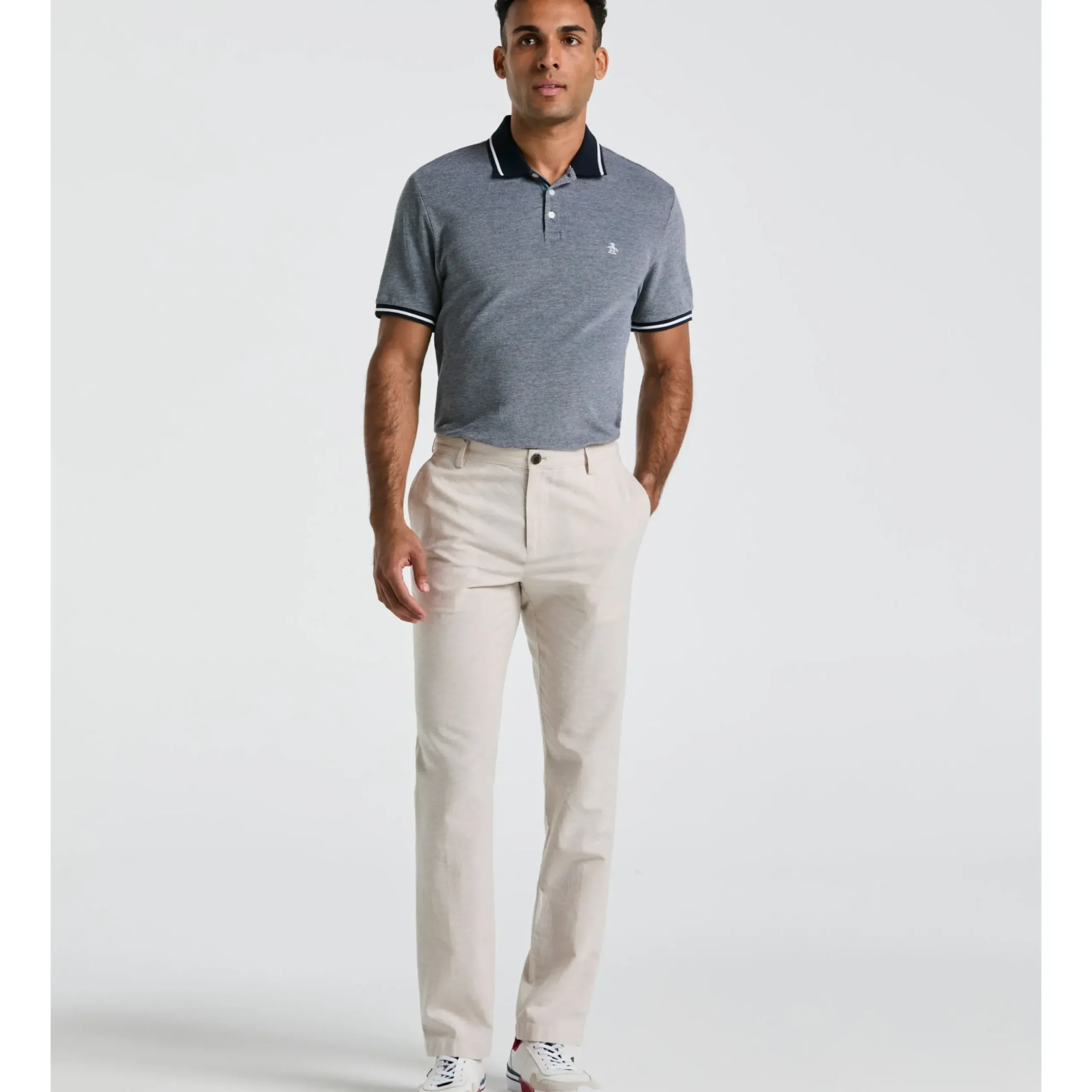 Linen Slim Fit Chino Pants