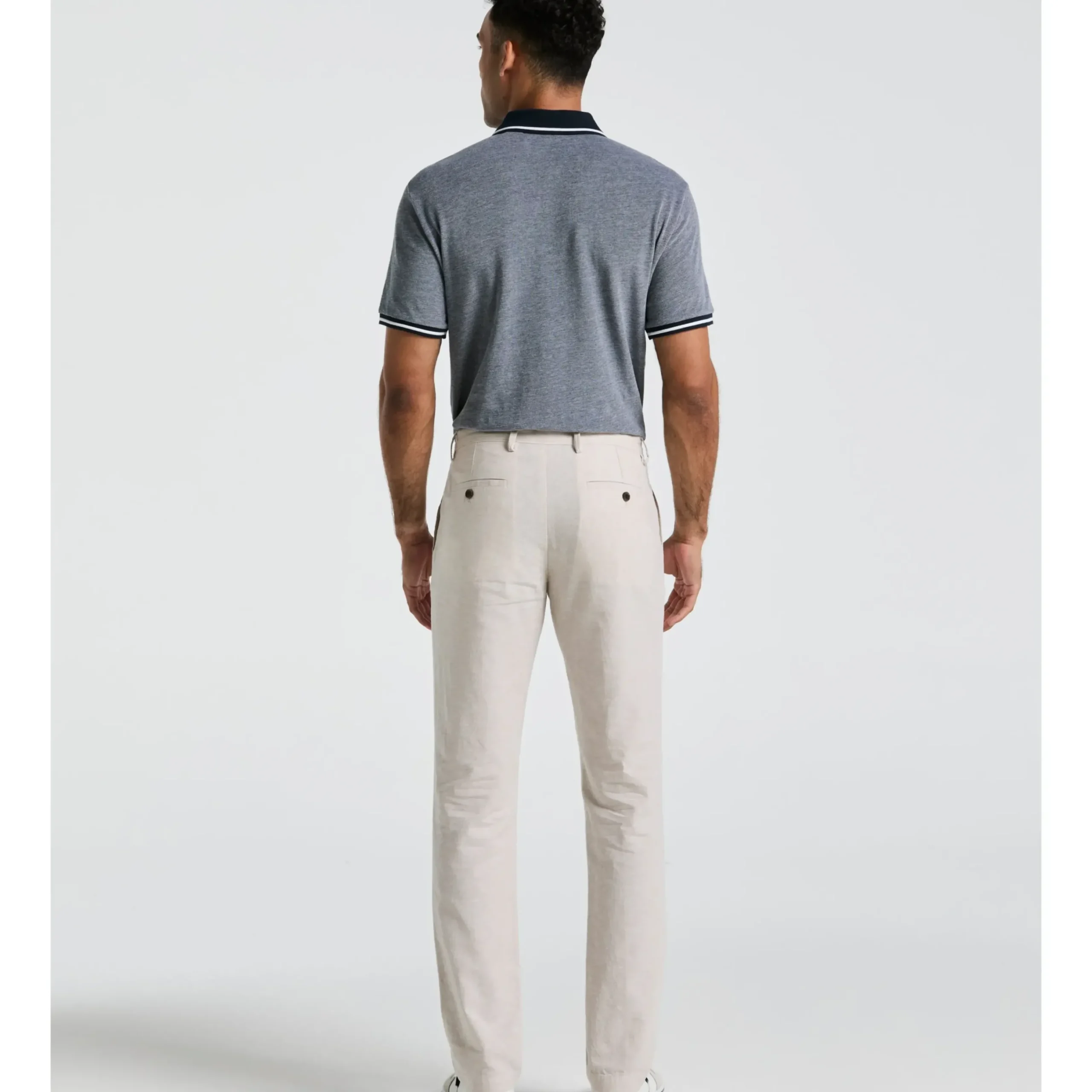Linen Slim Fit Chino Pants