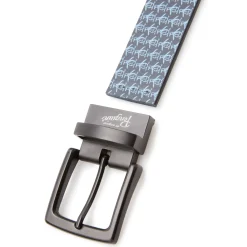 Logo Patterned Reversible Belt