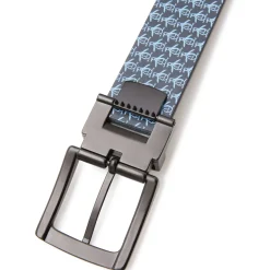 Logo Patterned Reversible Belt