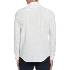 Long Sleeve Chambray Dobby Shirt