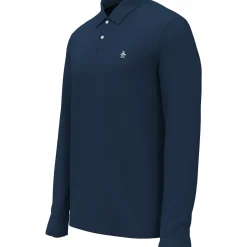 Long Sleeve Pique Polo