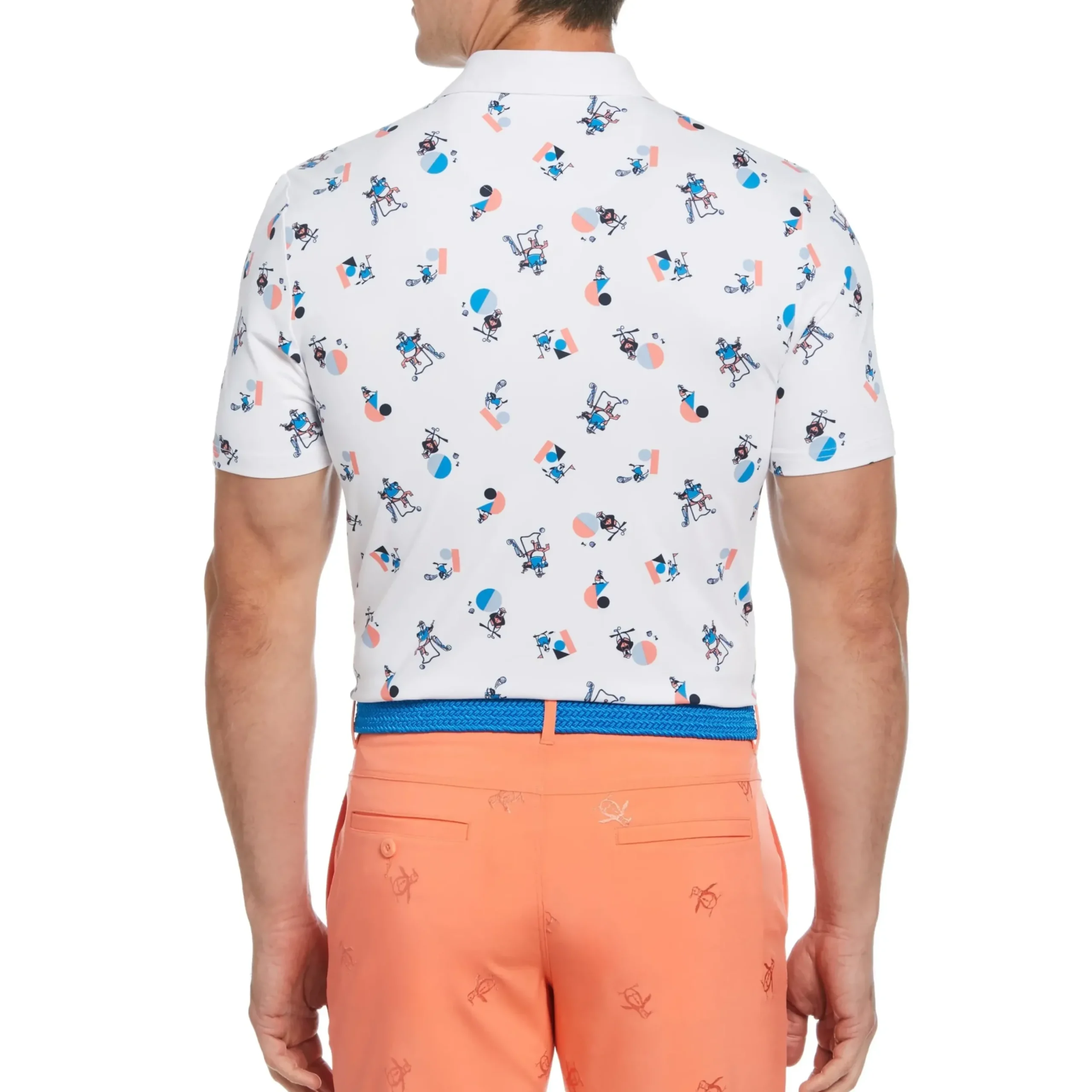 Memphis Pete Print Golf Polo