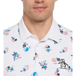 Memphis Pete Print Golf Polo