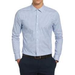 Micro Check Print Dress Shirt