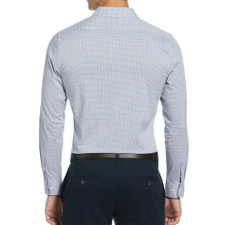 Mini Check Print Dress Shirt