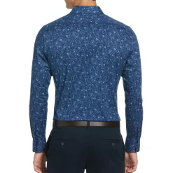 Night Floral Print Dress Shirt
