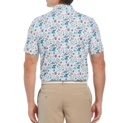 Novelty Games Print Golf Polo