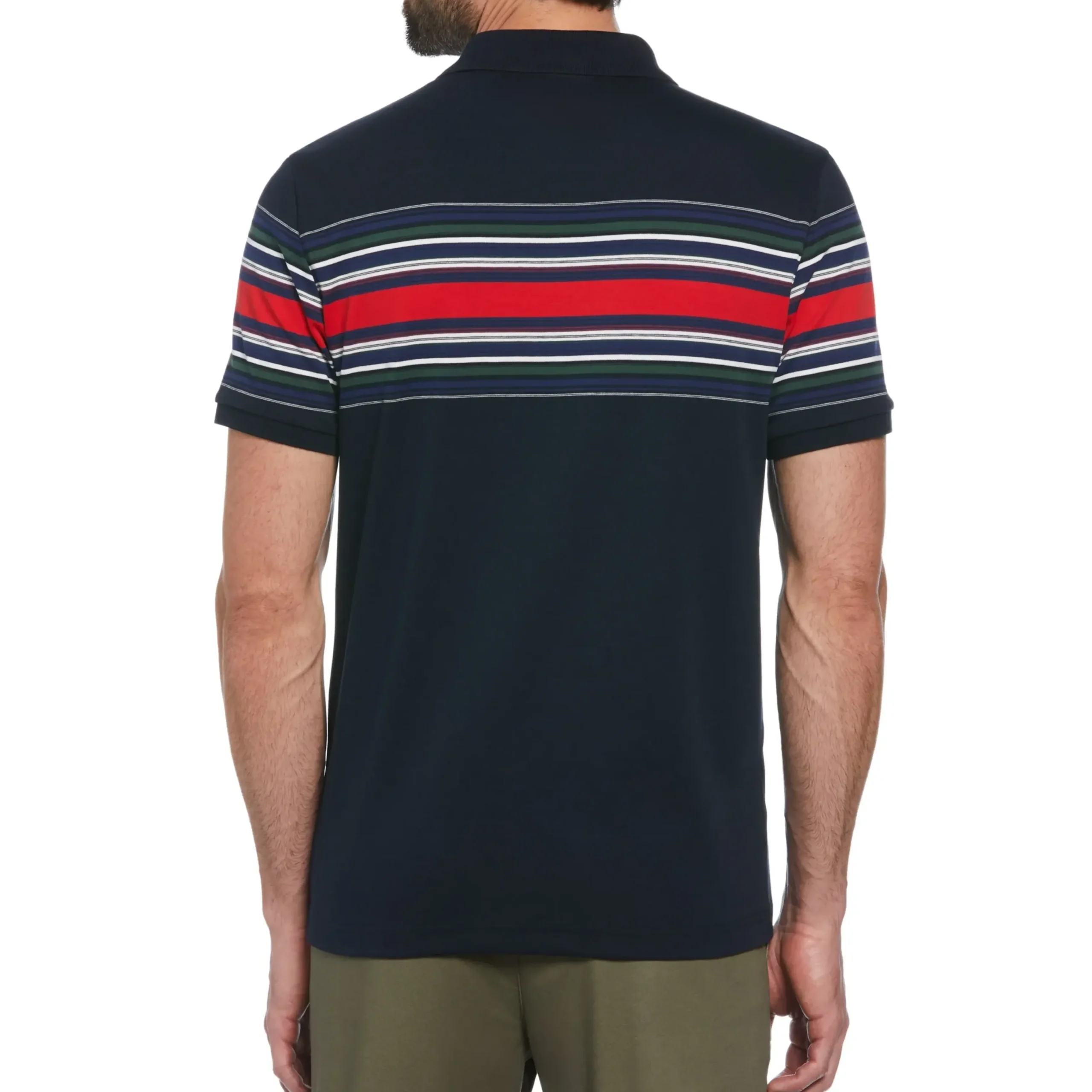 Organic Cotton Chest Stripe Polo