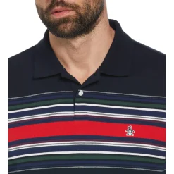 Organic Cotton Chest Stripe Polo