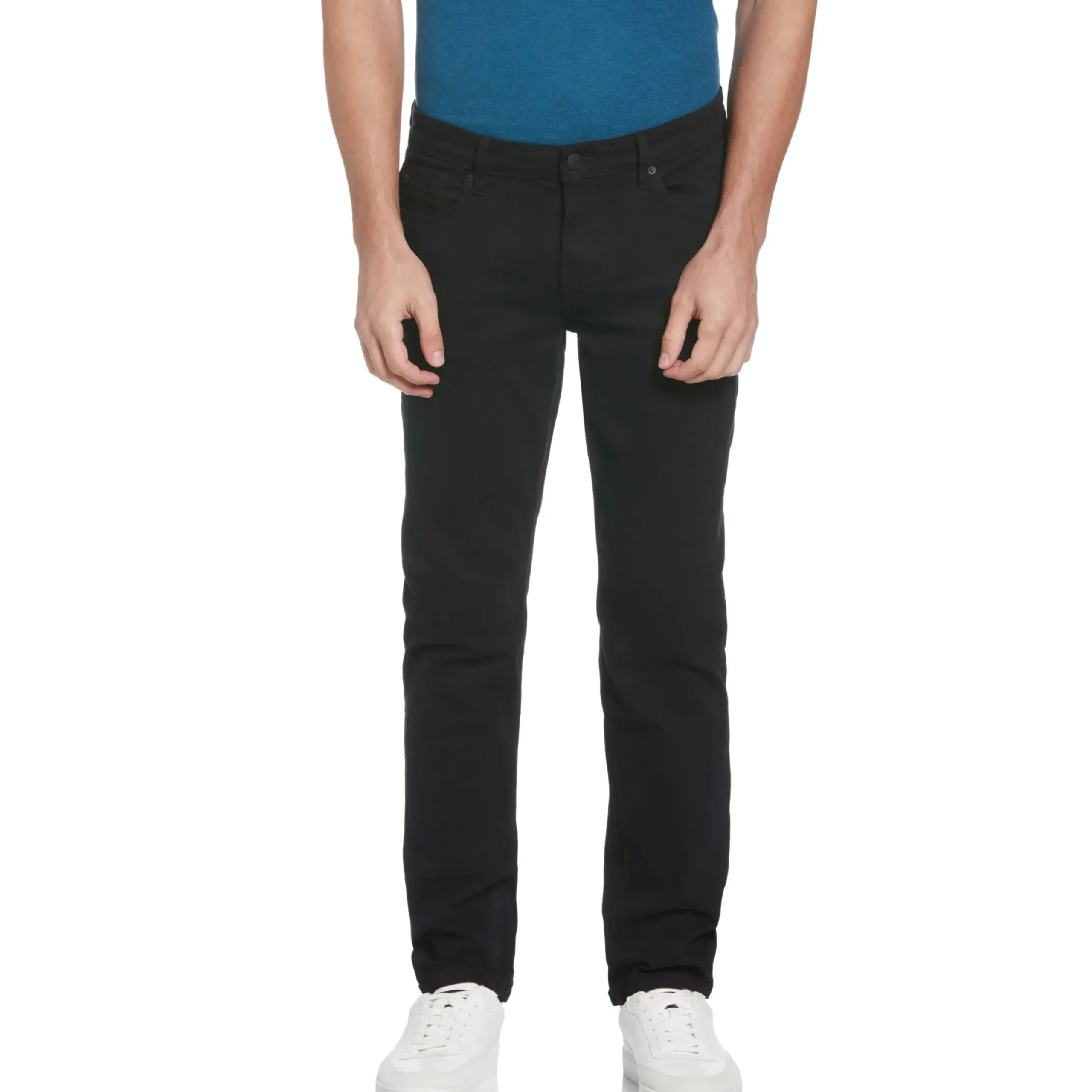 Over Dyed Stretch Denim Trousers