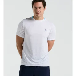 Performance Ventilated Blocked Tennis Crew Tee