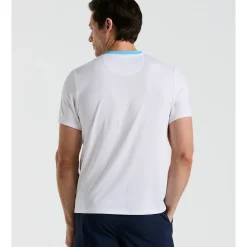 Performance Ventilated Blocked Tennis Crew Tee