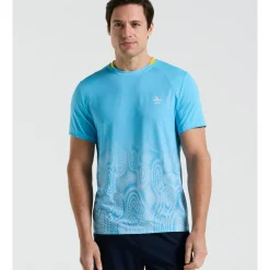 Performance Ventilated Blocked Tennis Crew Tee
