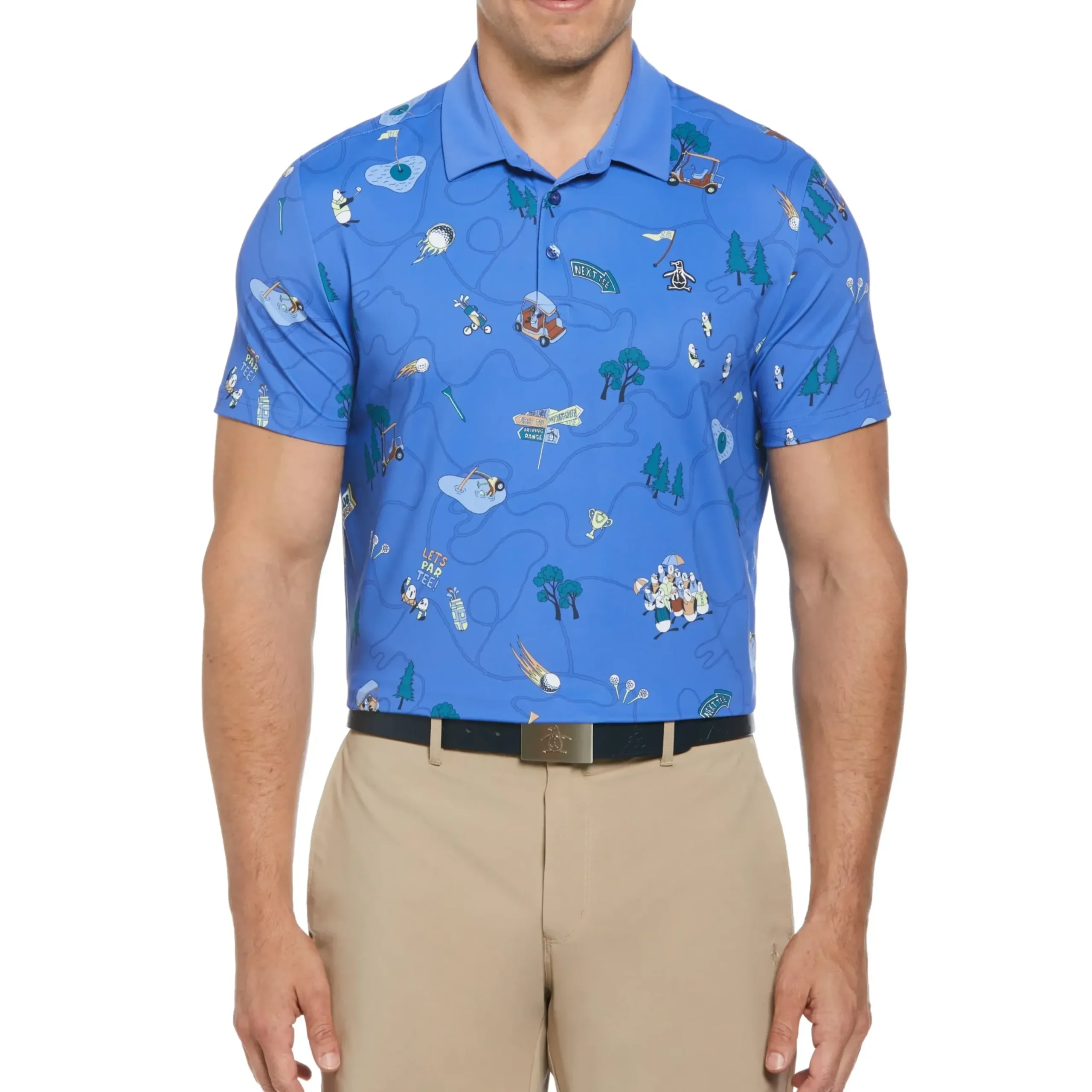 Pete’s Game Print Golf Polo