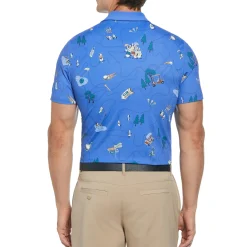 Pete’s Game Print Golf Polo