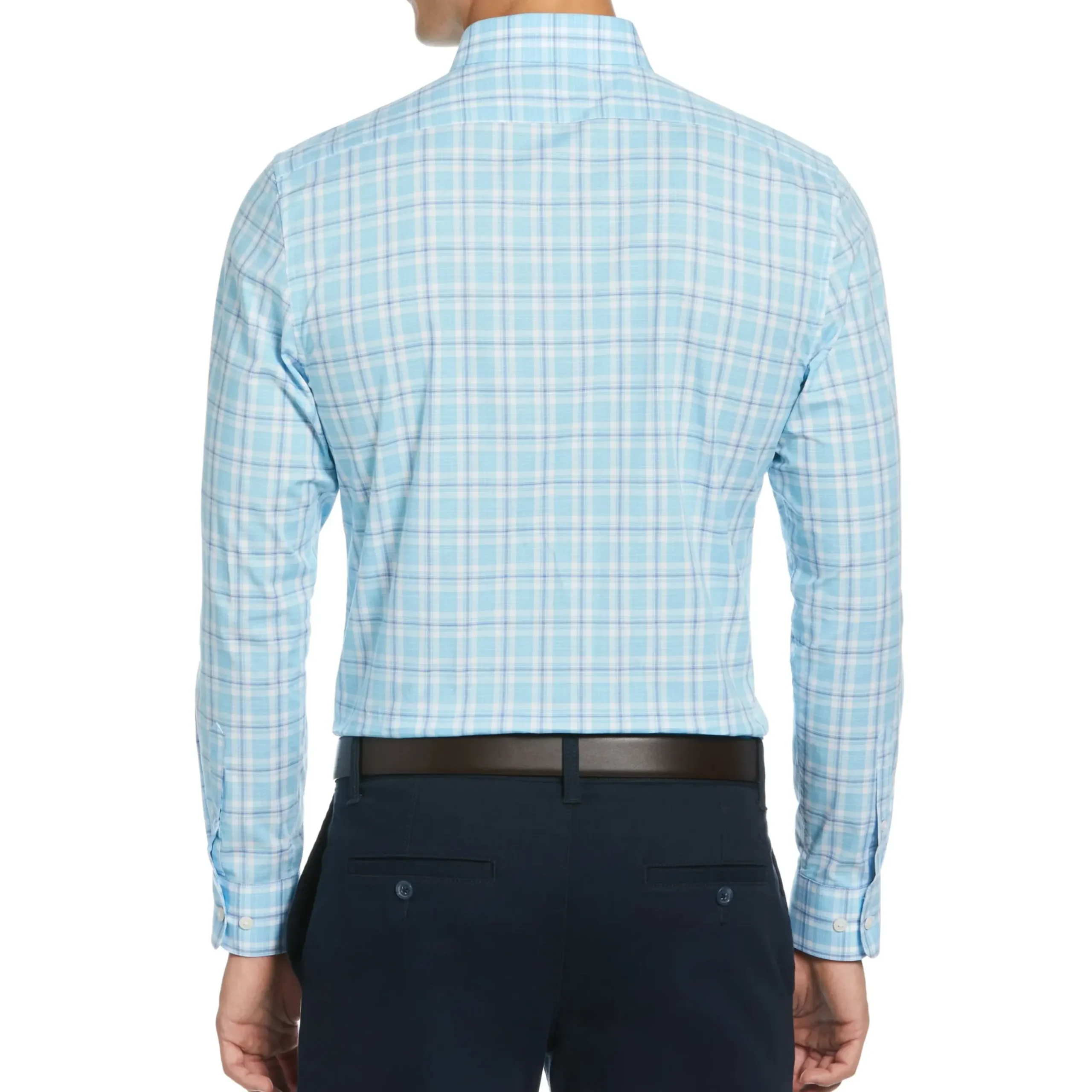 Plaid Print Dress Shirt