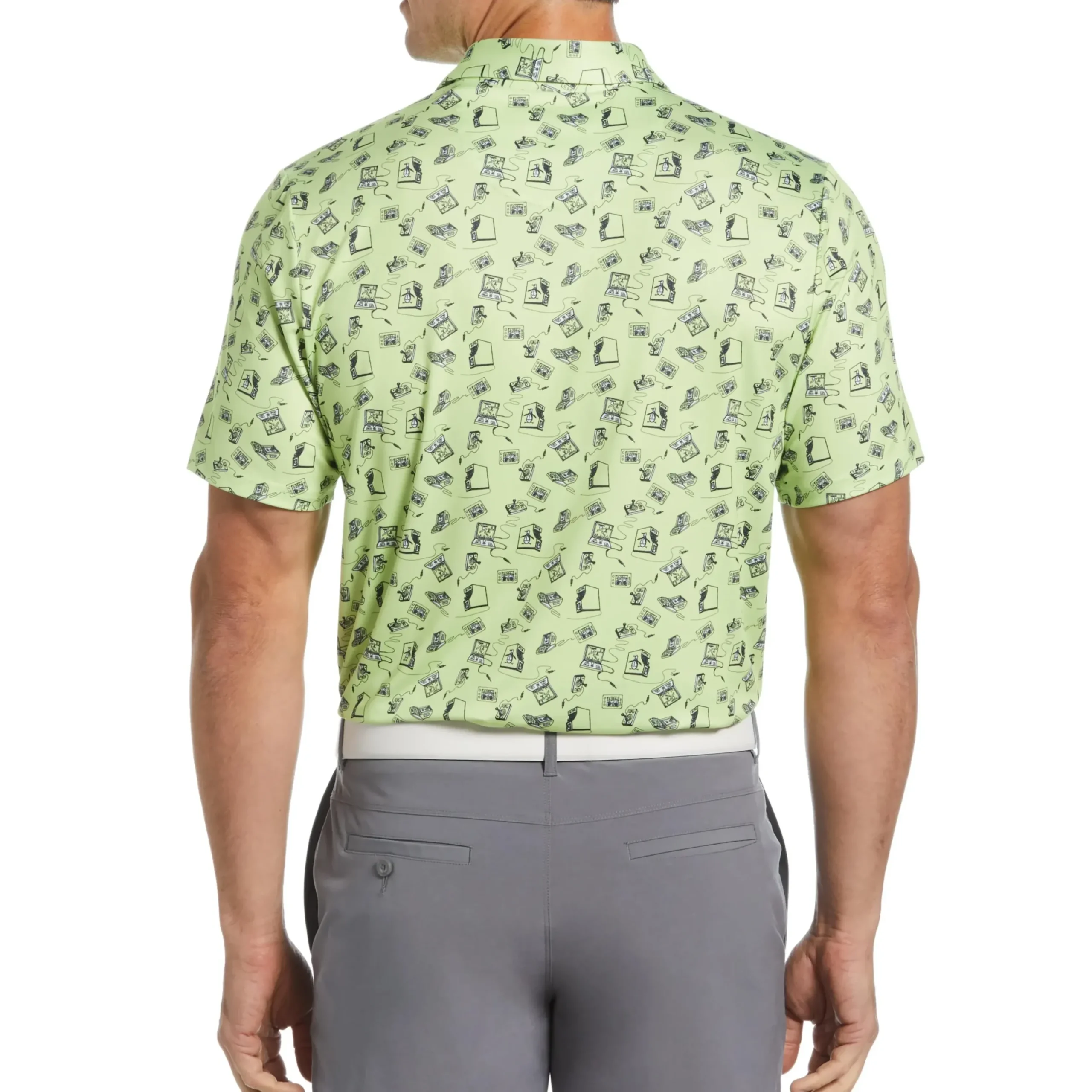 Retro Arcade Print Polo