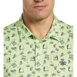 Retro Arcade Print Polo