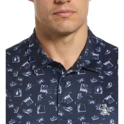 Retro Arcade Print Polo