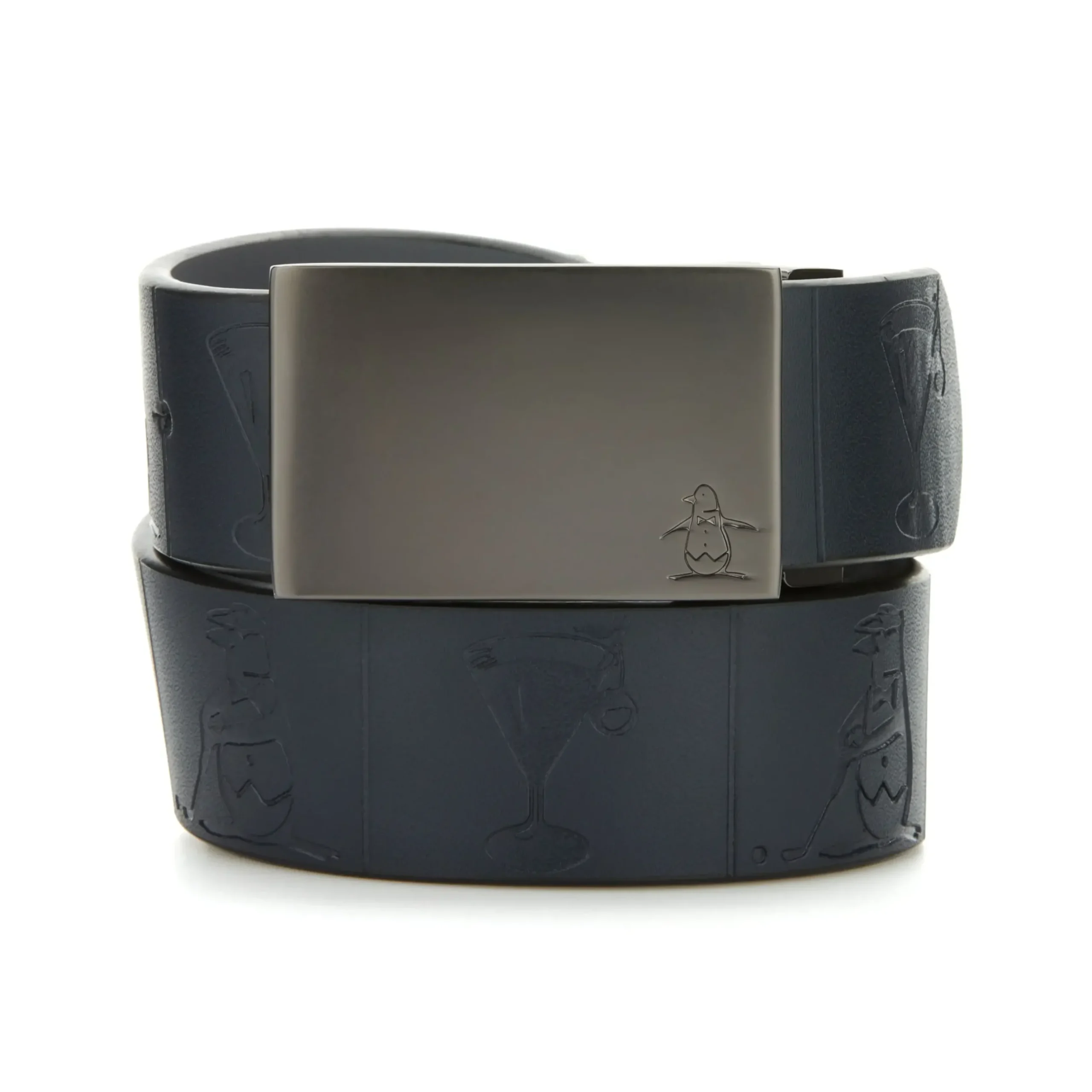 Reversible Cocktail Embossed Golf Belt