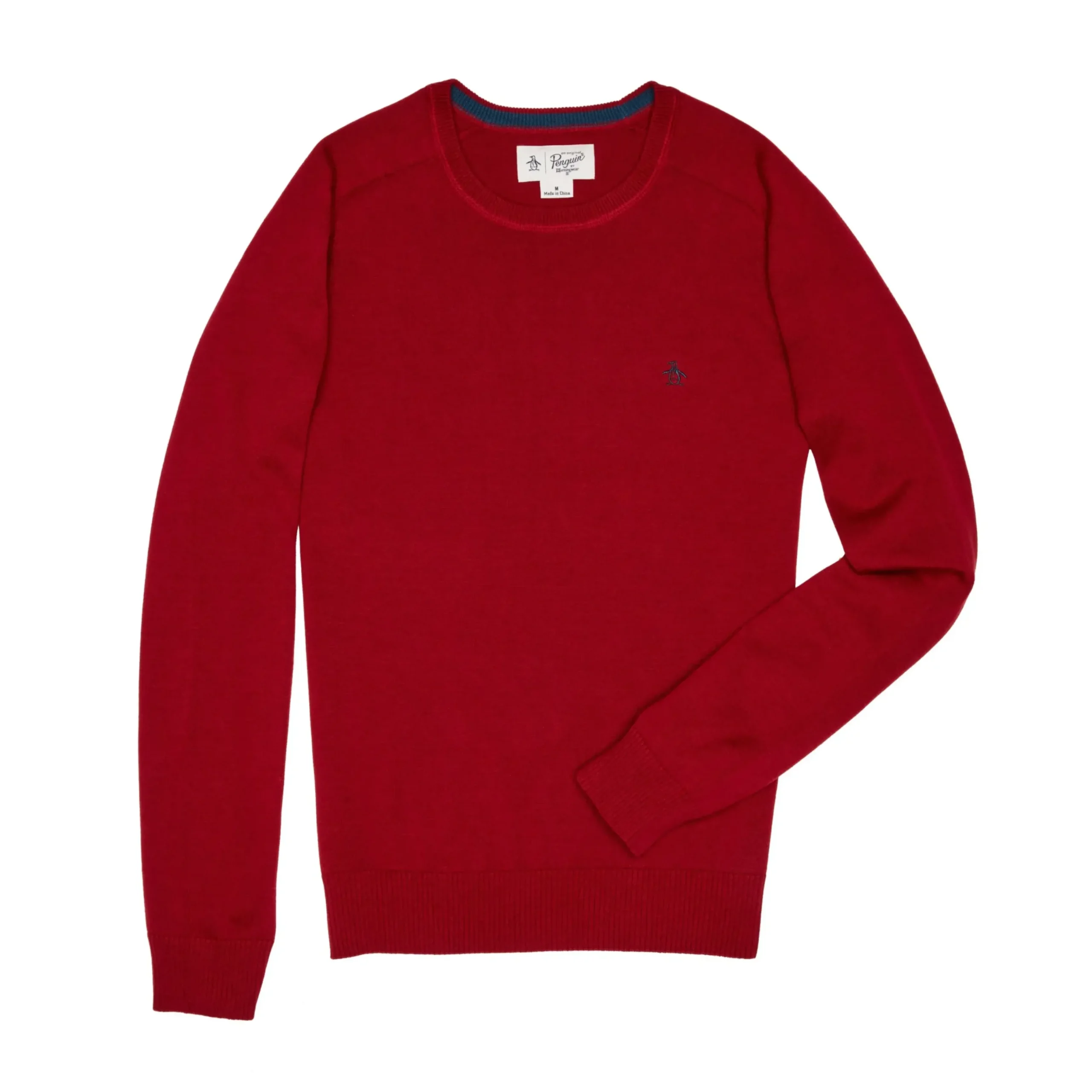 Ribbed Cuff Crew Neck Sweater