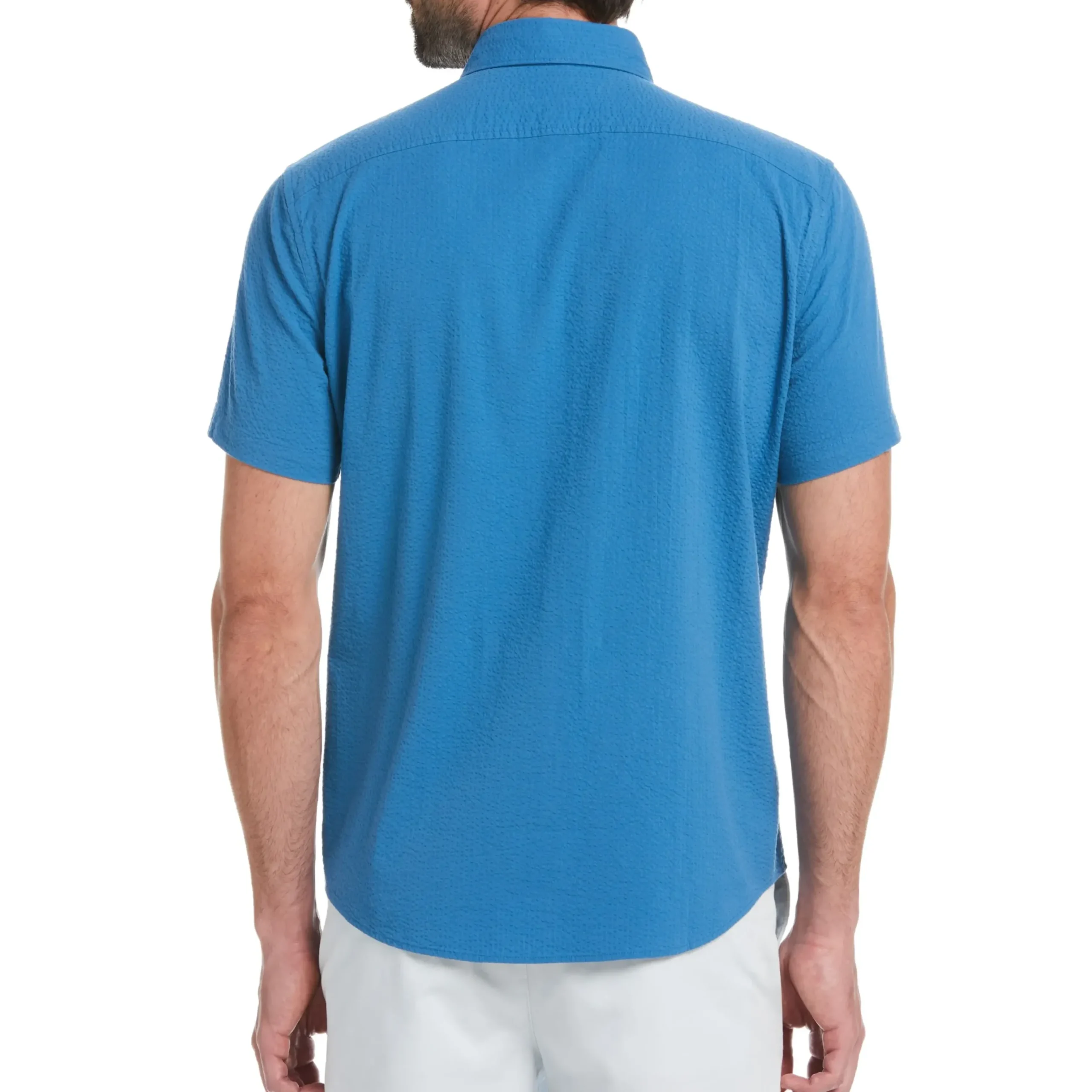 Seersucker Solid Color Shirt