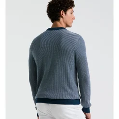Tuck Stitch Cardigan Sweater