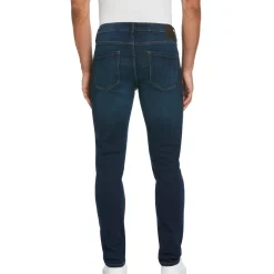 Vintage Wash Slim Fit Stretch Denim Trousers