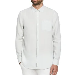 Washed Linen Shirt - Ballad Blue