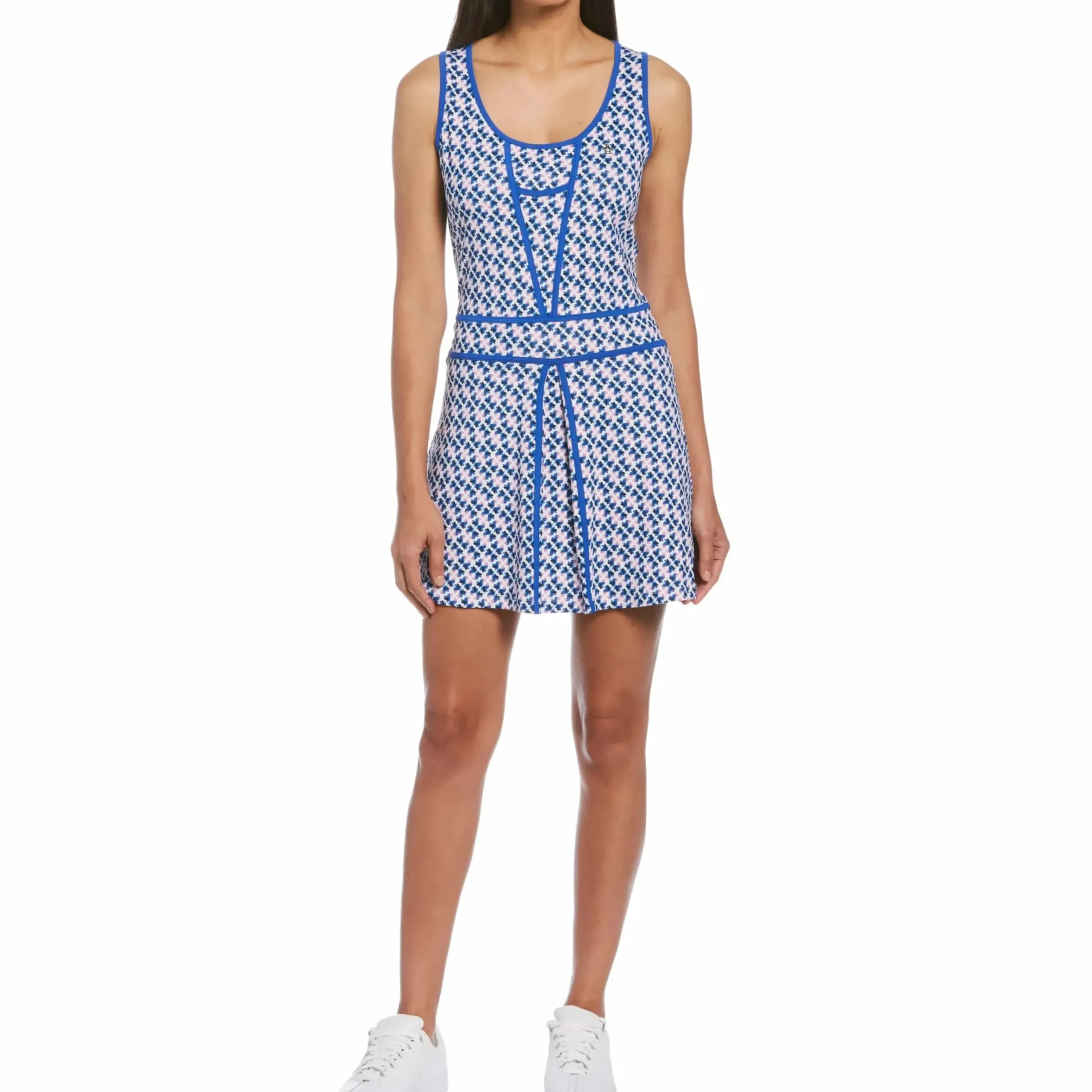 Women's Allover Printed Parrot Golf Dress