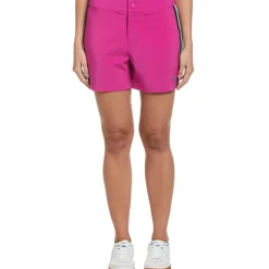 Women's Contrast Seam Side Snap Golf Shorts