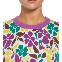 Women's Floral Print Pullover Sweater