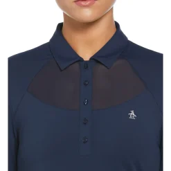 Women's Mesh Yoke Polo