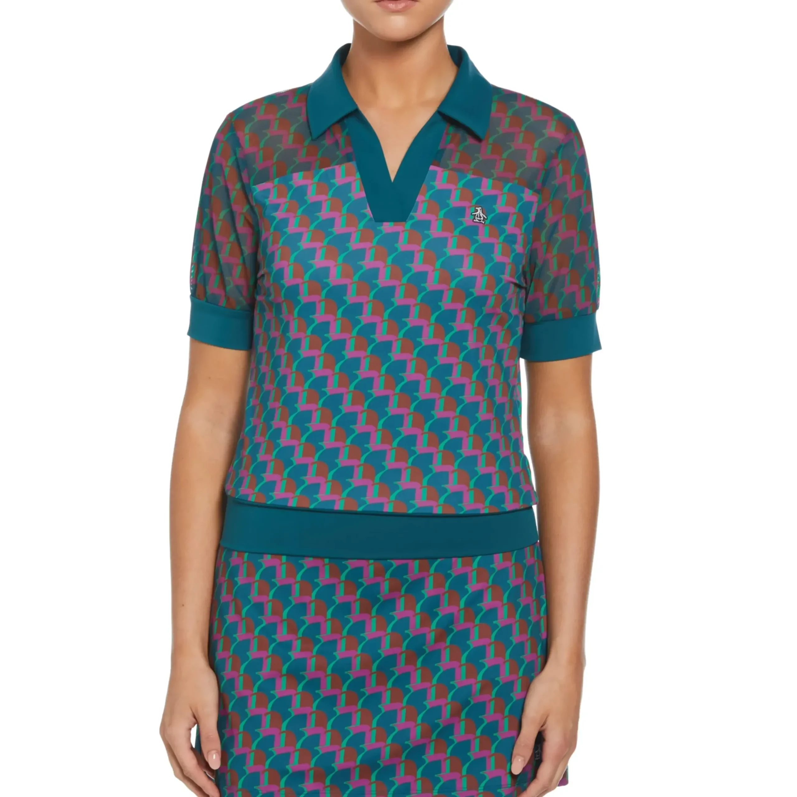 Women's Penguin Print Shirt