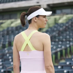 Women's Ribbed Criss Cross Tennis Tank Top