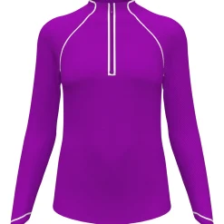 Women's Solid Sun Protection Tennis Shirt