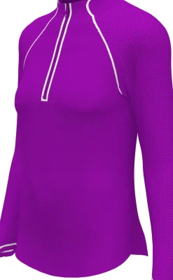 Women's Solid Sun Protection Tennis Shirt