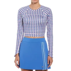 Women's Sun Protection Cropped Tennis Shirt