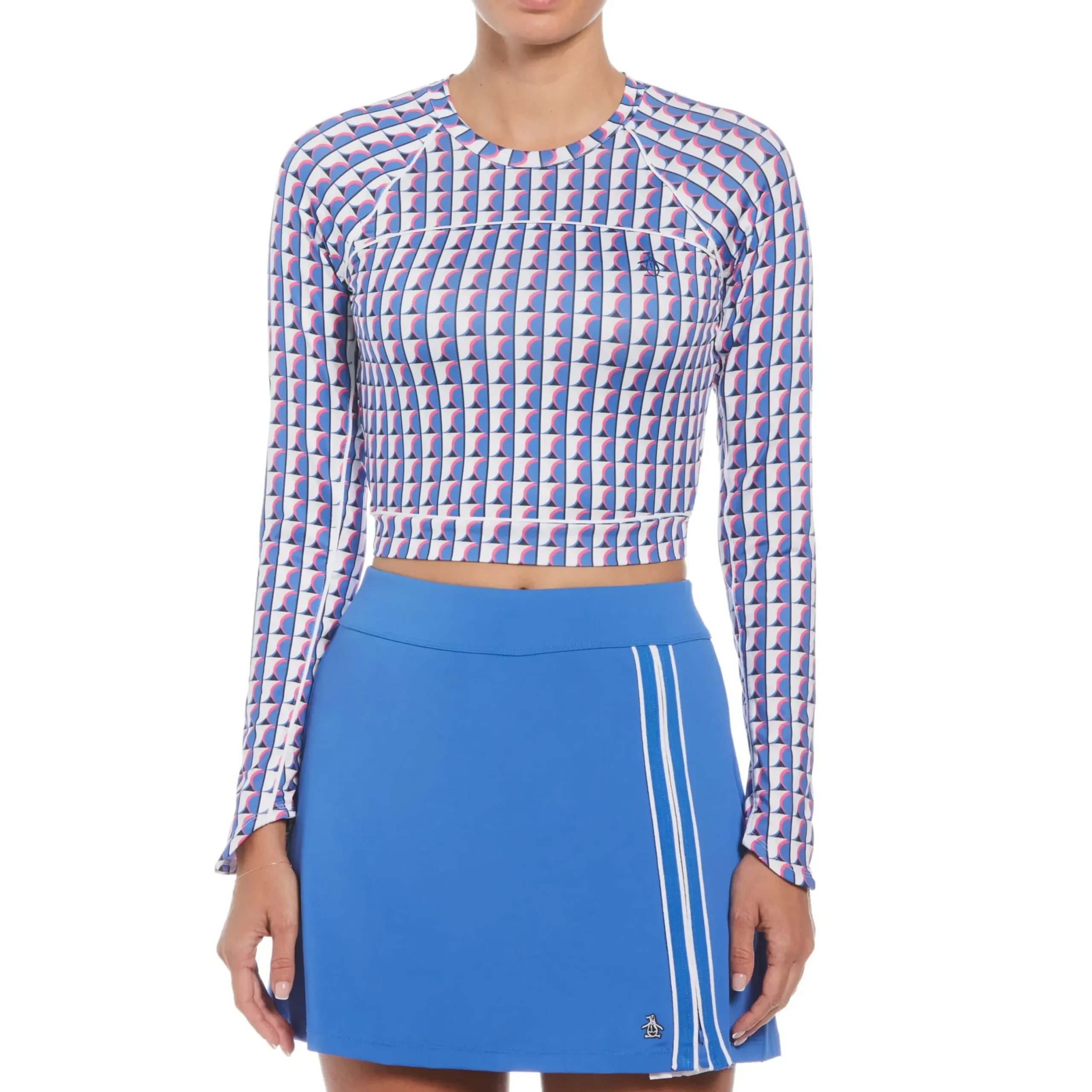 Women's Sun Protection Cropped Tennis Shirt